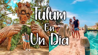 TULUM EN UN DÍA 2022 🌴 Como visitar TULUM en 1 día  Cenote Calavera Zona Hotelera Vagalume Tulum [upl. by Enileoj386]