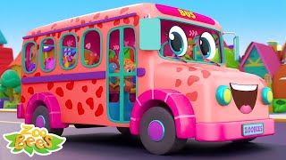 Roues Dans le Bus  Plus Comptines et Dessin Animé Vidéo Pour Enfants [upl. by Gamin]