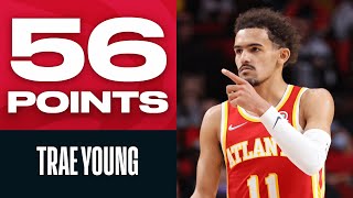 Trae Young Goes INSANE on CAREERHIGH 56 PTS [upl. by Ralina54]