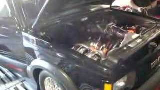 Mike Callahans 800 HP Twin Turbo Syclone Dyno Burnout [upl. by Aratahc15]