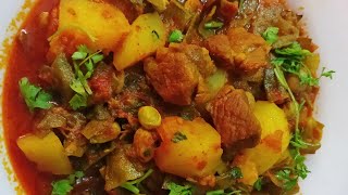 seim ki phalli Gosht Aaloo lablab beans Hyacinth beans aise pakayen [upl. by Bertilla]