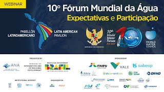 10º Fórum Mundial da Água Expectativas e Participação [upl. by Schweitzer]