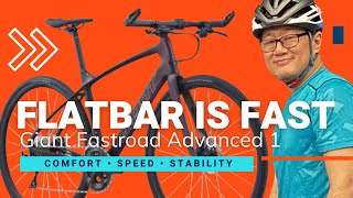 Giant Fastroad Advanced 1 2021  Flatbar is Fast AdamsAutismFamily [upl. by Gilbertson]