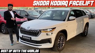 Skoda Kodiaq 2023  Detailed Walkaround with On Road Price EMI Loan Insurance [upl. by Corinne969]