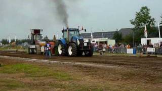 tractorpulling Nieuwland Kok Lexmond NH TG230 in de 10 ton [upl. by Hacim]