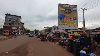 République de Guinée Guinée Conakry Route Conakry vers Dubréka Gopro  Guinea Road to Dubreka [upl. by Oimetra]