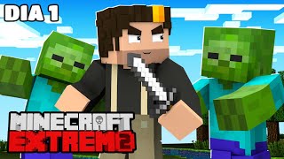 Minecraft Extremo 2 día 1 🚀🚀 [upl. by Mikeb]