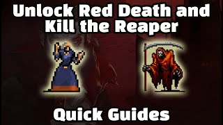 How to Kill the Reaper and Unlock Red Death in Vampire Survivors Clerici Method  Quick Guides [upl. by Nehtanhoj]