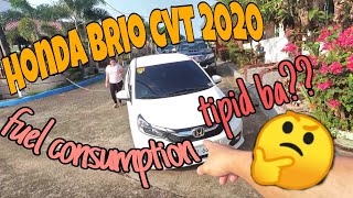 honda brio cvt realistic fuel consumption [upl. by Argyle103]