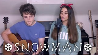 Snowman  Sia  Acoustic Cover  By Cheska Moore [upl. by Suiraj680]