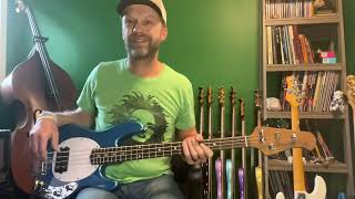 Locomotive Breath  Jethro Tull Jeffery HammondHammond bass cover [upl. by Saalocin821]