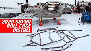 2020 Drift Supra CAD Designed Roll Cage Install and Fabrication [upl. by Nelda]