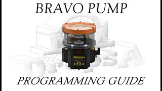 Bravo Pump Programming [upl. by Sheya]