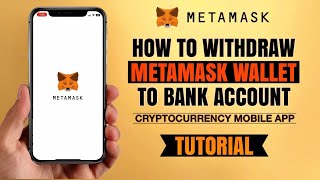 How to WITHDRAW from Metamask Wallet to Bank Account  App Tutorial [upl. by Sinegra]