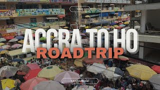 A DAY TRIP TO HO FROM ACCRA WITH ITS TWISTS AND TURNS  YayraRose [upl. by Lora]