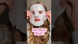 Paper Towel Sheet Mask shortsviral shortsfeed shortvideo shortsyoutube shortsbeta short [upl. by Ahcilef]