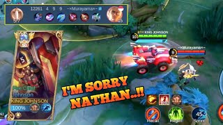 GLOBAL JOHNSON TANK GAMEPLAY❗MAKE ENEMY UNTIL ANNOYED 🤣 PART 2 LOCK NATAN [upl. by Kline]