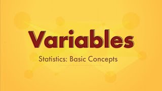 What are Variables in Statistics [upl. by Eenalem]