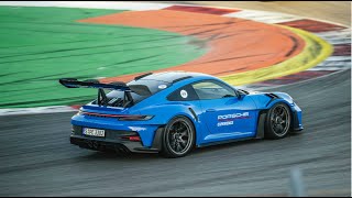 Porsche 992 GT3 RS vs Nick Tandy in a 992 GT3 RS at Portimão Circuit Algarve  Serge Track Days [upl. by Rorke902]