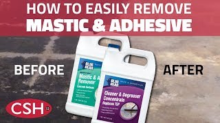 How To Easily Remove Mastic amp Adhesive  Quick Tips from Tiff 9 [upl. by Nuris]