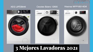 ► TOP 3 Mejores lavadoras 2021➡ Ventajas e inconvenientes [upl. by Guglielmo]