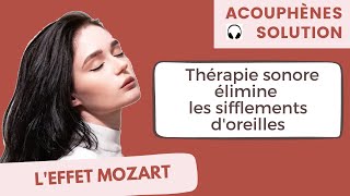 Acouphènes Solution  leffet Mozart Thérapie sonore élimine les sifflements doreille  Bruit blanc [upl. by Skiest]