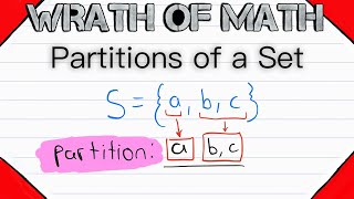 Partitions of a Set  Set Theory [upl. by Aiello]