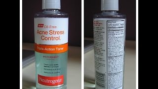 Youve Got to Try This  Neutrogena OilFree Stress Control TripleAction Toner [upl. by Sundin]