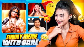 POKI BABA FUNNIEST MEMES REACTION😂 WITH EXTREME DARES FROM SUBSCRIBERS 🥵GONE WRONG 😥 [upl. by Eward205]