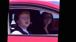 Ginger Kid Sings Unwritten In Car [upl. by Leinad10]