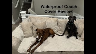 Turquoize Waterproof Couch Cover Review [upl. by Kaylil]