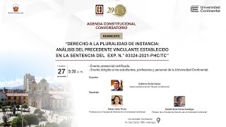 AGENDA DERECHO A LA PLURALIDAD DE INSTANCIA [upl. by Dewar]