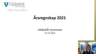 Presentasjon av Gildeskål kommunes årsregnskap 2021 [upl. by Llecrad]