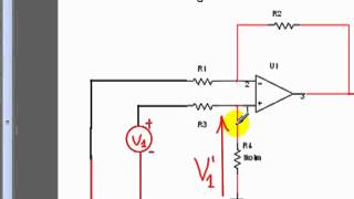 Amplificatore differenziale con operazionale [upl. by Akimehs476]