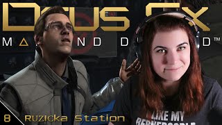 Ruzicka Station  First Time Playing Deus Ex Mankind Divided  Ep8 [upl. by Anomer431]