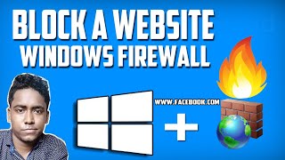 How to Block a Domain or Website Using Windows Firewall [upl. by Mattson]