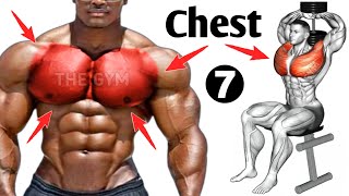 7 Huge chest exercises  fastest [upl. by Humphrey]