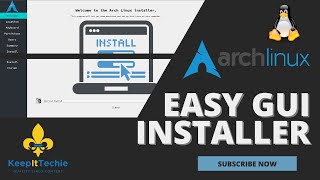 Arch Linux GUI  Straightforward Arch Installer [upl. by Nesiaj]