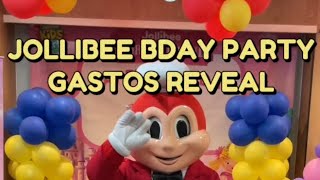 Gastos reveal sa 7th bday ni ate jewel sa Jollibee mommywendievlogs [upl. by Nohtanoj]