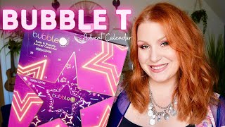 BUBBLE T ADVENT CALENDAR 2020 FULL UNBOXING  24 DAY ULTIMATE STAR [upl. by Llehcam]