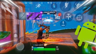 Fortnite Mobile 4k Gameplay🐐🔥60 fps 4k [upl. by Aicirtal]