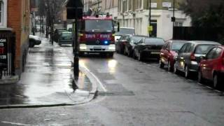 London Fire Brigade responding to a shout [upl. by Cleopatre237]