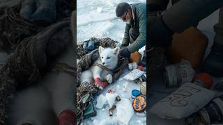 The story of the Arctic man saving the snow fox [upl. by Kam]