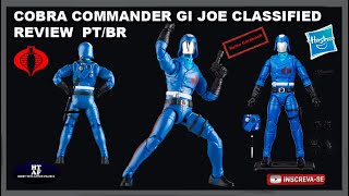 Cobra Commander Retro CardBack Gi Joe Classified Review PT BR [upl. by Arocal]