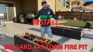 HOW TO BUILD BELGARD ARTFORM FIREPITS [upl. by Cychosz]