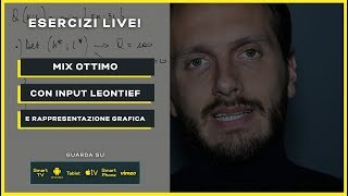 Scelta fatt produttivi Leontief coefficienti fissi  Microeconomia Economia Politica  Esercizi [upl. by Atilamrac]