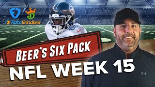 BuccsPackers amp CommandersRams DraftKings amp FanDuel NFL Week 15 Picks  Beers DFS 6 Pack [upl. by Ravid]