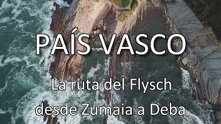 Ruta del Flysch entre Zumaia y Deba en 4K [upl. by Agate]