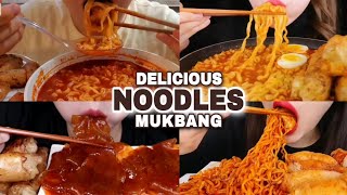 Asmr Delicious Noodles Eating Mukbang Compilation 🤤😋 [upl. by Balbur]