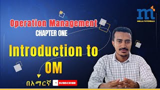 Operation Management Chapter One Basics of OM input process output good service efficiency [upl. by Llehsyar]